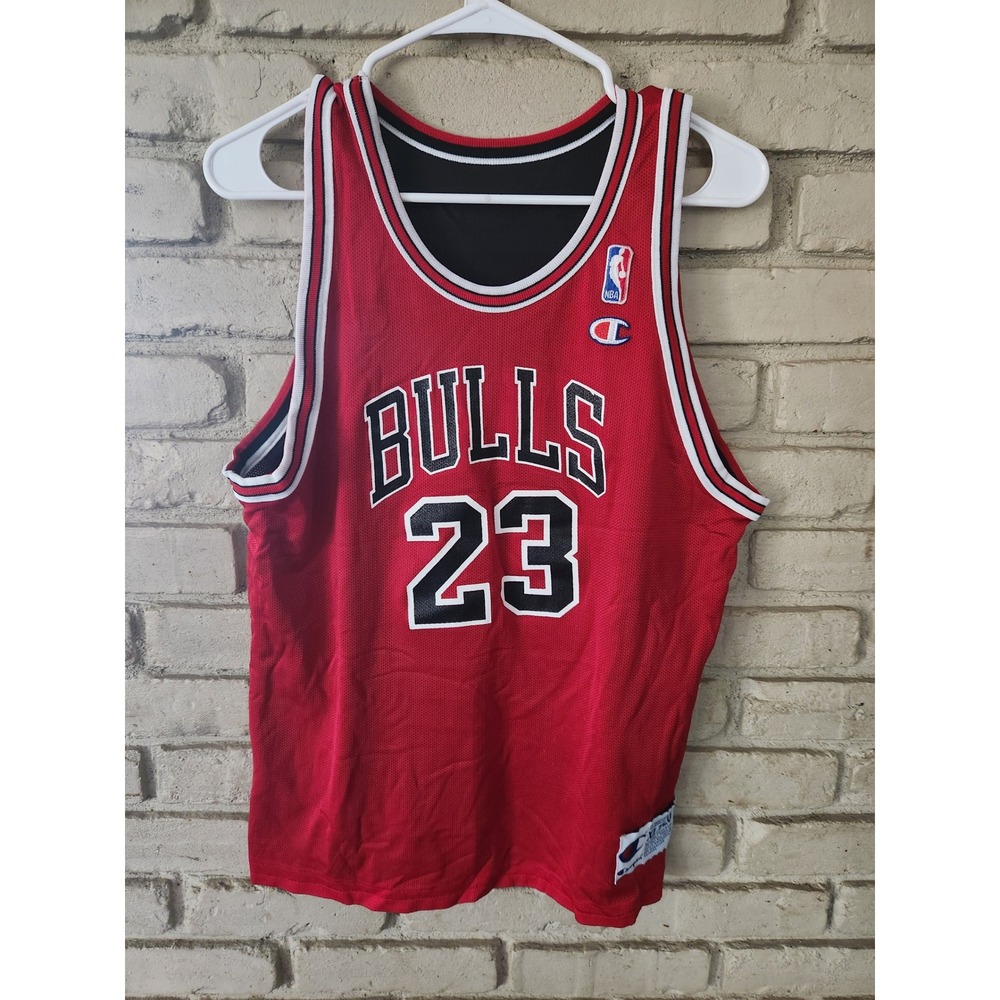 Vintage Champion Michael Jordan Chicago Bulls Reversible Jersey Youth XL 18-20
